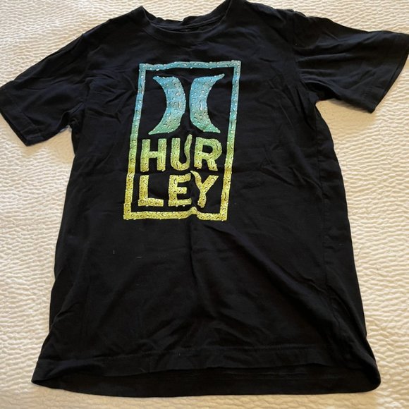 Hurley Other - Black Hurley Tshirt, Youth size 10